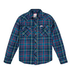 トポデザイン（Topo Designs） マウンテンシャツ プレイド（MOUNTAIN SHIRT PLAID） カラー：Blue Multi