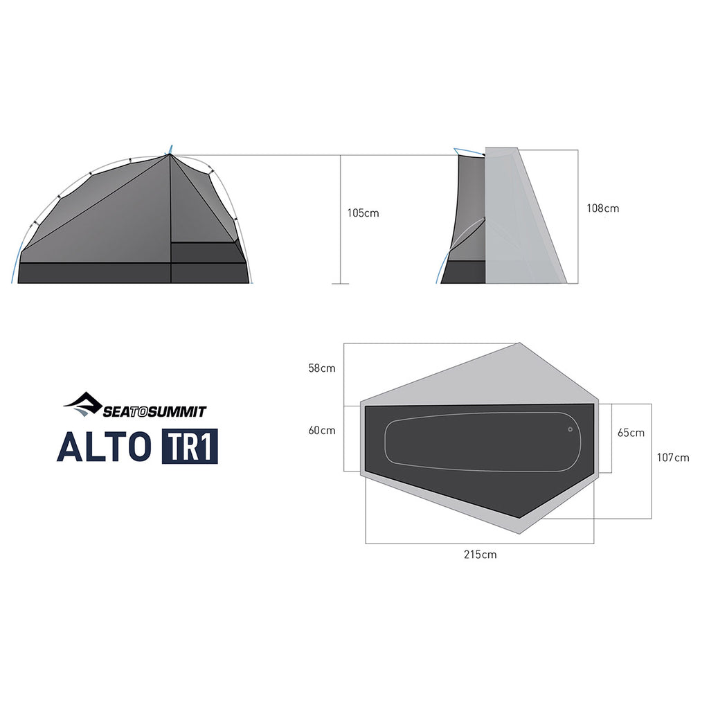 シートゥサミット（SEA TO SUMMIT） アルトTR1テント ST87001