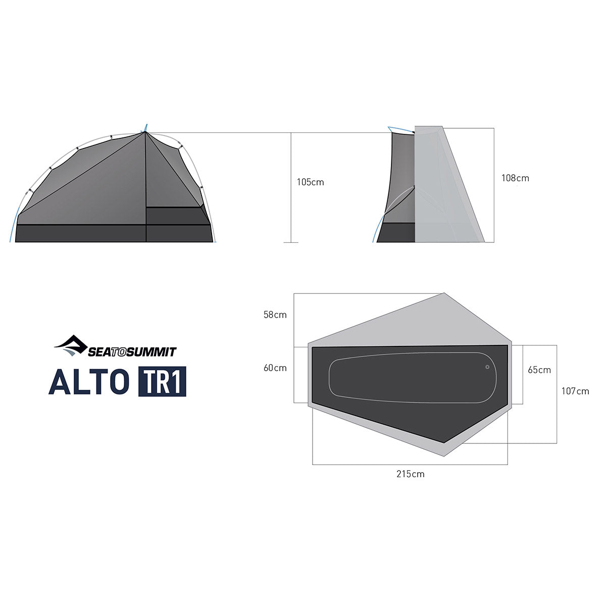 シートゥサミット（SEA TO SUMMIT） アルトTR1テント ST87001