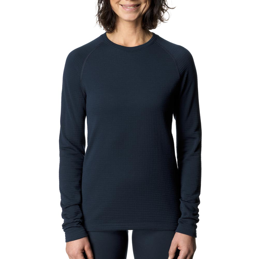 HOUDINI Women's Desoli Thermal Crew 840024, Color: Blue Illusion