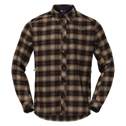 ノローナ（NORRONA） タモックウールシャツ（tamok wool Shirt）1206-19  カラー：Emperador