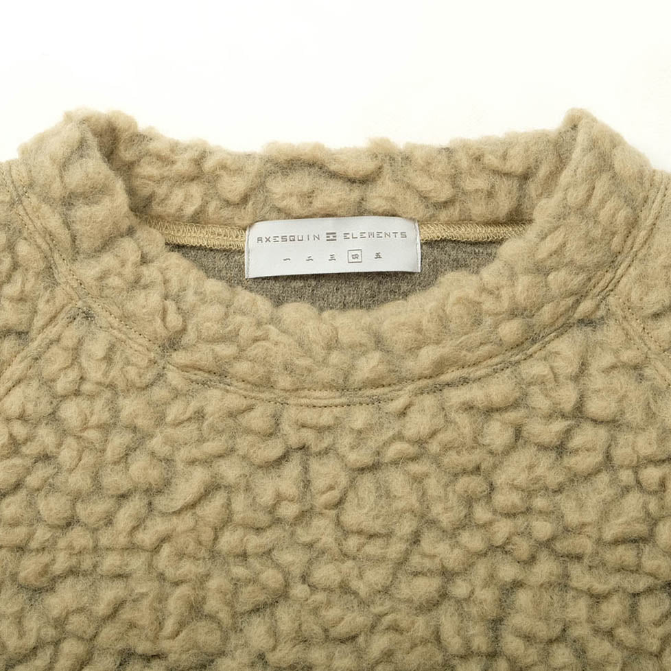 AXESQUIN ELEMENTS Wool Boa Sweater