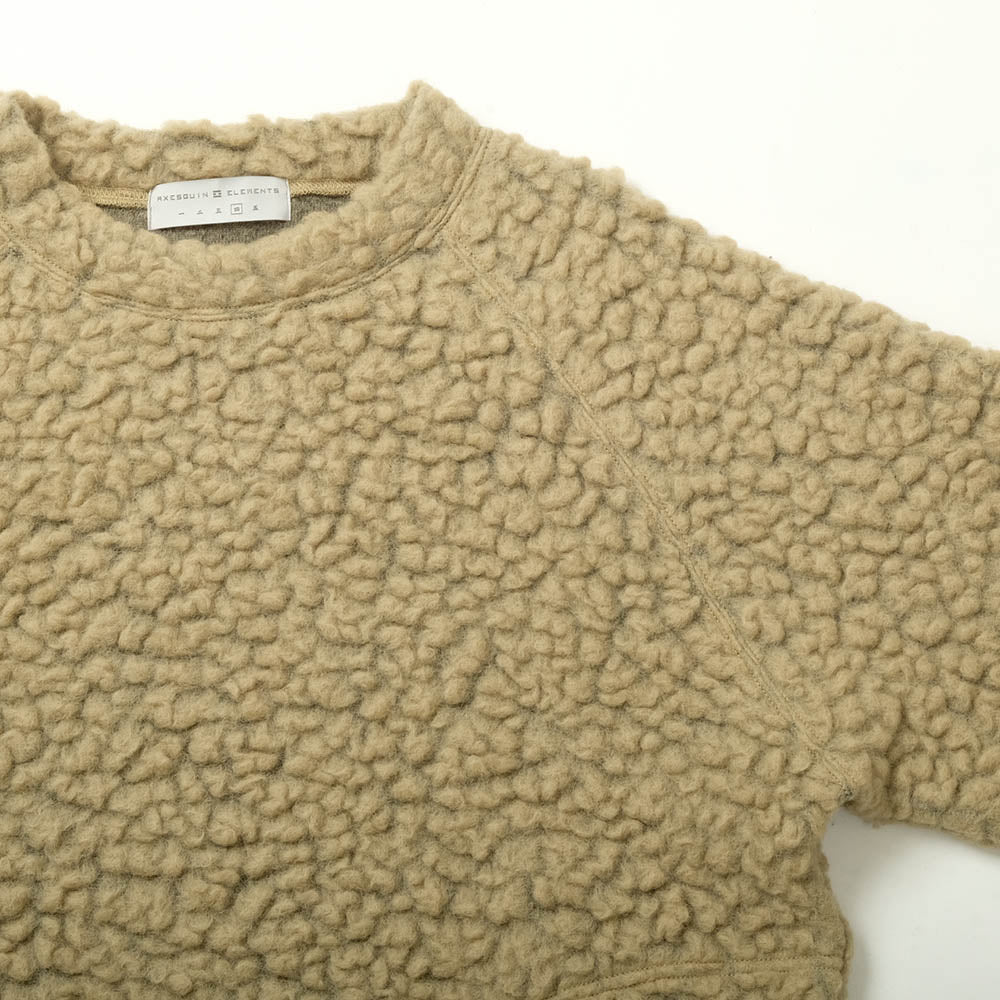 AXESQUIN ELEMENTS Wool Boa Sweater