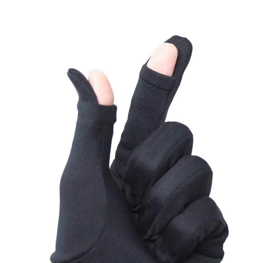 ハンズオングリッド　ホーボーグリッド　ブラック　指先