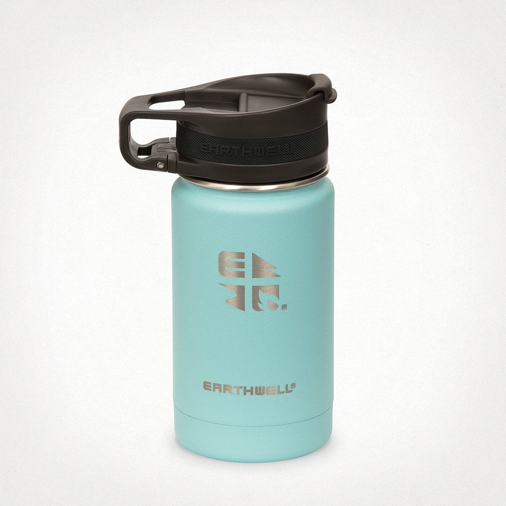 アースウェル（EARTHWELL）ロースターループボトル 12oz（12oz Roaster Loop Bottle） カラー：Aqua Blue