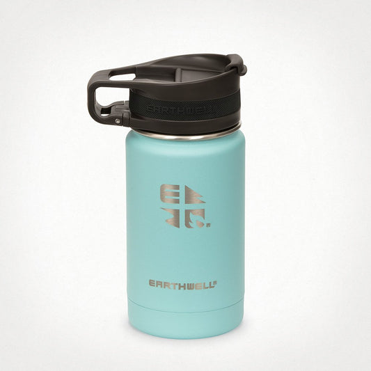 アースウェル（EARTHWELL）ロースターループボトル 12oz（12oz Roaster Loop Bottle） カラー：Aqua Blue