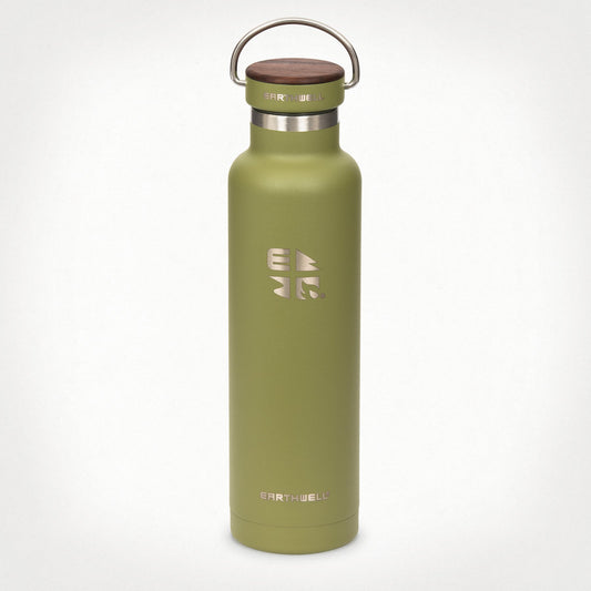 アースウェル（EARTHWELL）ウッディ インシュレート ボトル 22oz（22oz Woodie Bottle）カラー：S PINE VB22-W55W