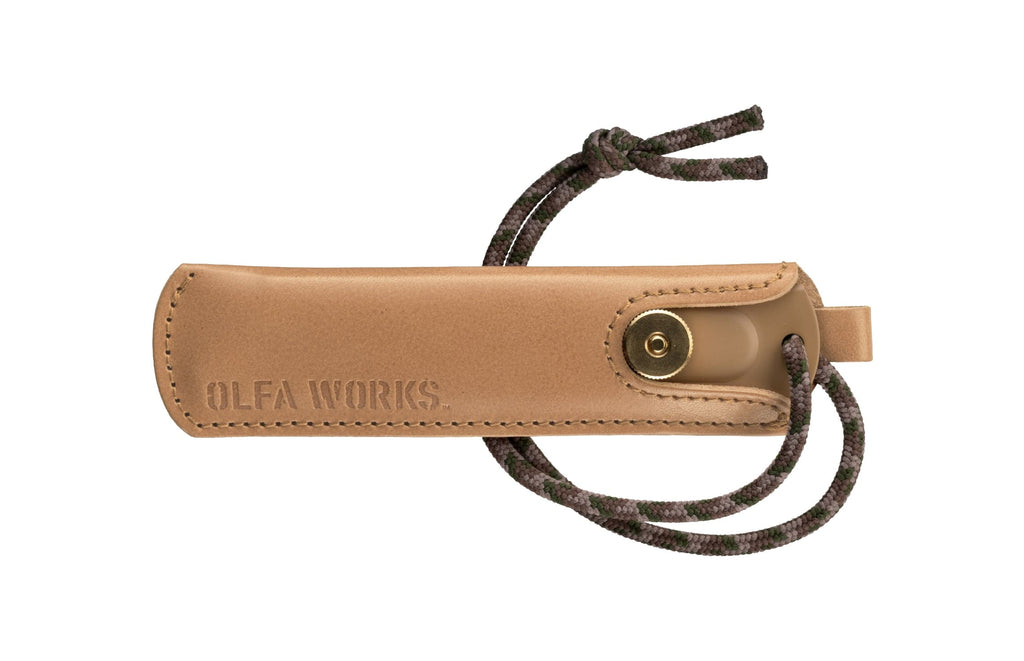 OLFA WORKS Black Leather Case OWA-C01-LBR, Light Brown