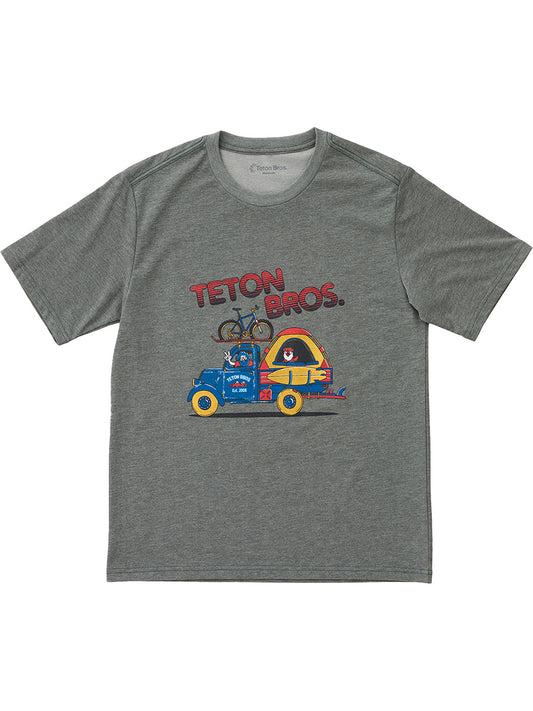 ティートンブロス（TetonBros.）TB ピックアップティー メンズ（TB Pickup Tee M'S） TB241-81M カラー：Green Gray